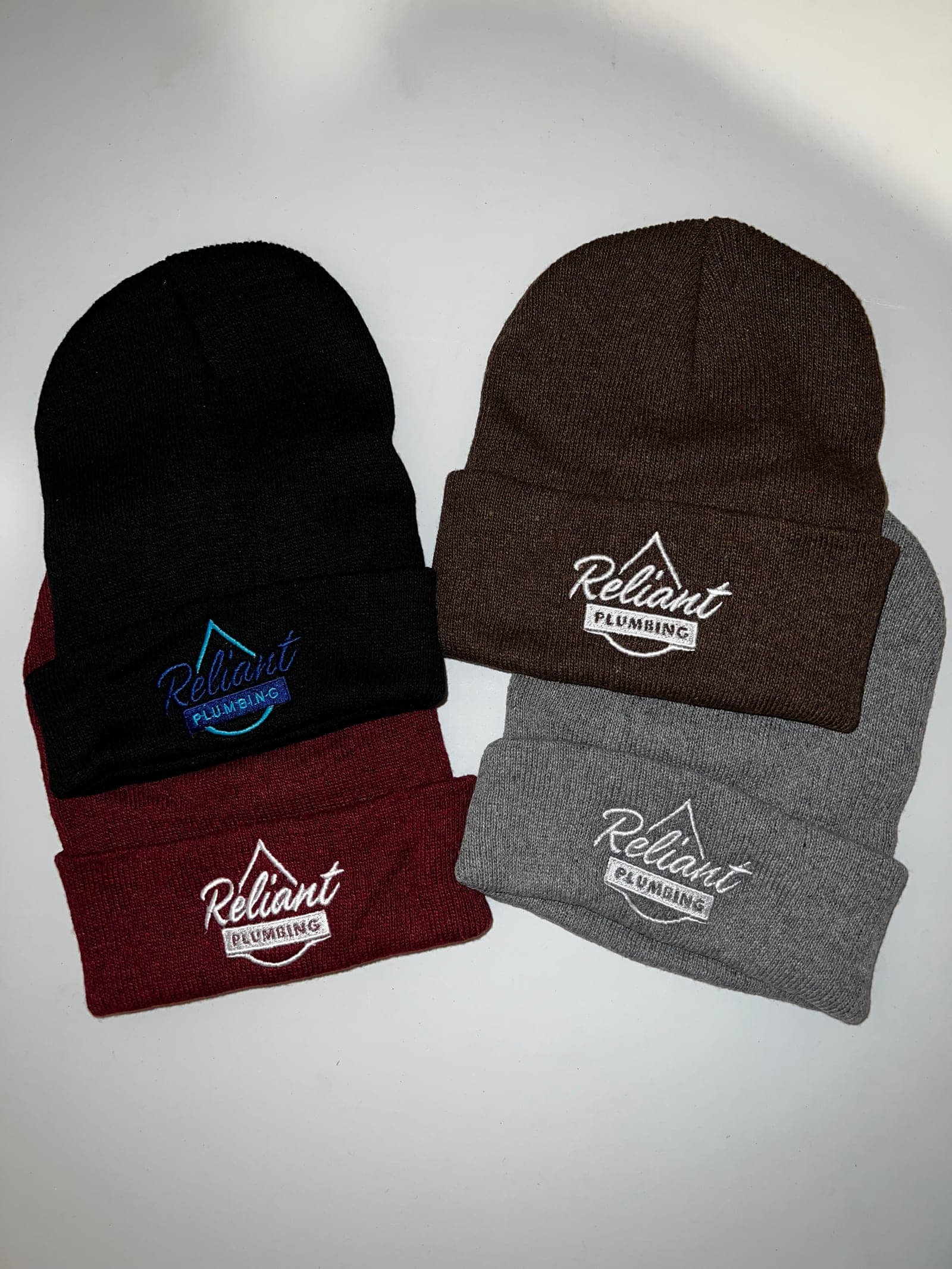 Reliant Plumbing — Custom Embroidered Beanies